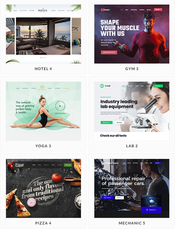 Betheme review layouts BeTheme review layouts