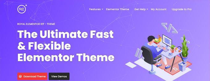 Best free Woocommerce themes Royal Elementor