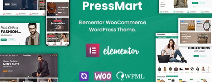 Best Woocommerce themes Pressmart