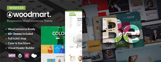 BeTheme vs Woodmart comparison BeTheme vs Woodmart