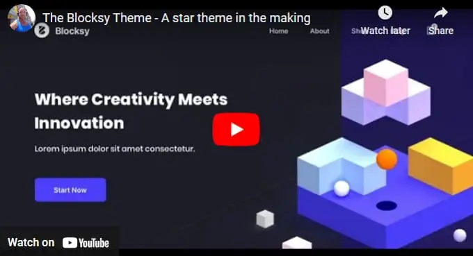 Blocksy Theme Video Blocksy Theme Video