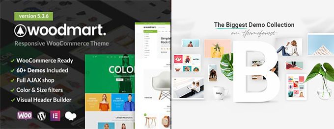 Bridge vs Woodmart comparison Bridge vs Woodmart