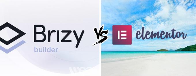 Elementor vs Brizy comparison Elementor vs Brizy