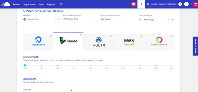 Cloudways managed hosting review Dashboard Cloudways hosting review Dashboard
