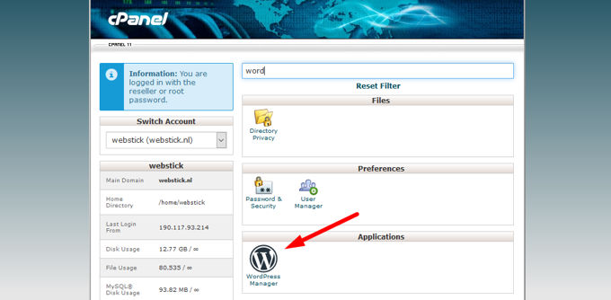 Create your own website Wordpress manager Create your own website Wordpress manager