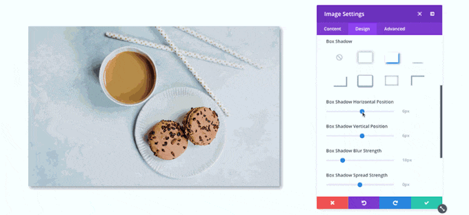 Depth-enhancing tools in Divi