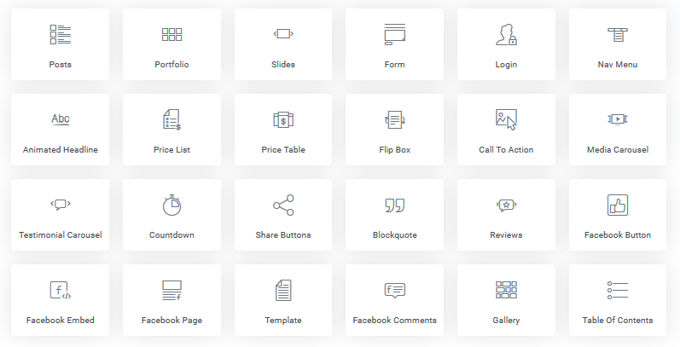 Elementor pro elements Elementor pro elements