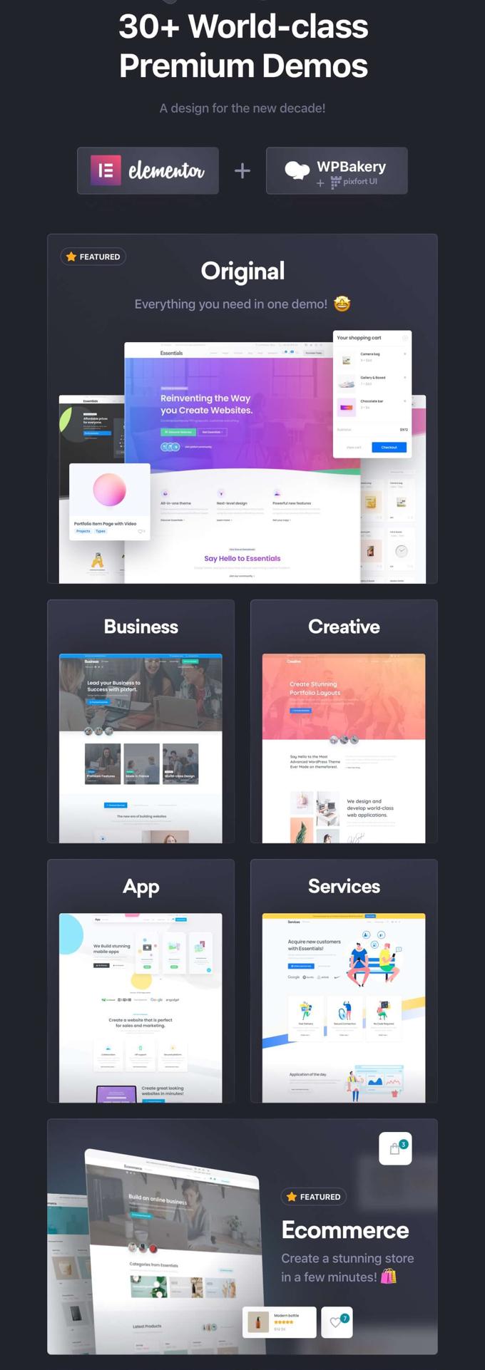 Essentials Theme demo-websites Essentials Theme demo-websites