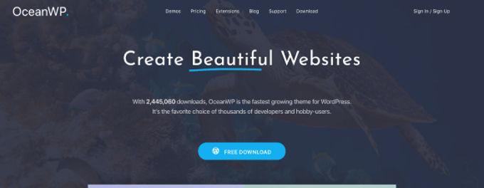 Best free Woocommerce themes OceanWP