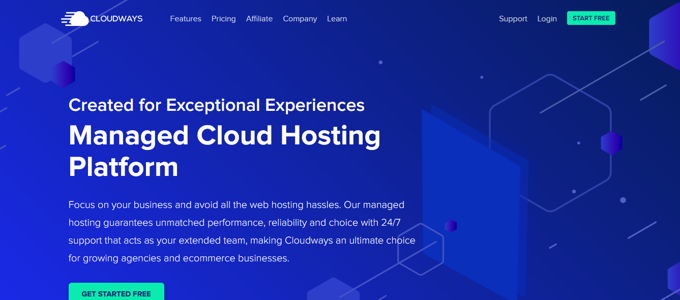 Cloudways - fastest Wordpress hosting
