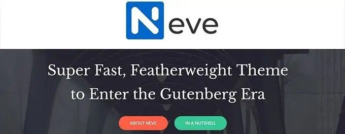 Fastest Wordpress themes Neve