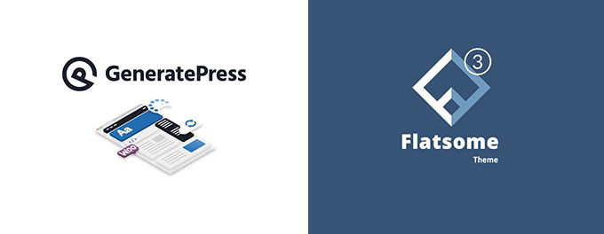 GeneratePress vs Flatsome comparison