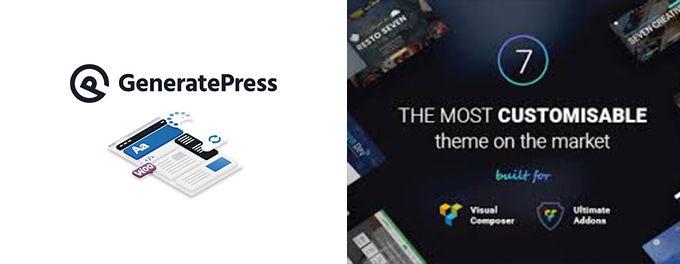 GeneratePress vs The-7 theme comparison