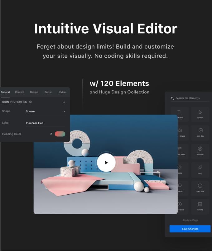 Hub Theme review Visual Editor Hub Theme review Visual Editor