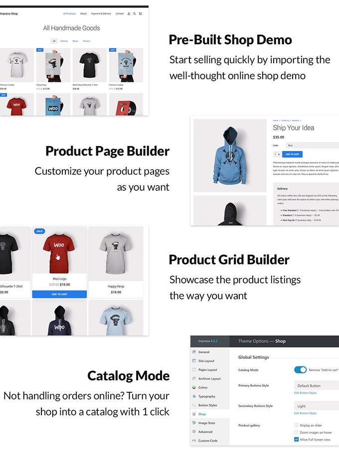 Impreza WooCommerce Integration