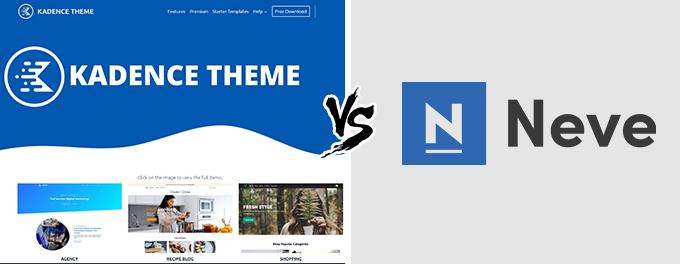 Kadence vs Neve comparison Kadence vs Neve