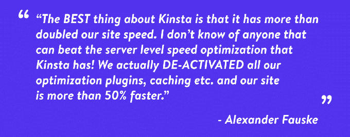 Kinsta managed hosting review Alexander Fauske Kinsta hosting review Alexander Fauske