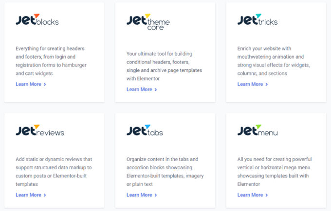 Jet plug-ins in Elementor Jet plug-ins in Elementor