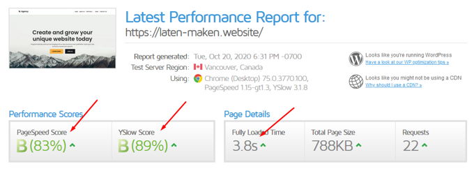 Neve gtmetrix speedtest with wp-rocket Neve Theme gtmetrix speedtest with wp-rocket
