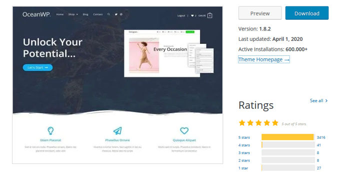 OceanWP Theme high rated OceanWP Theme high rated