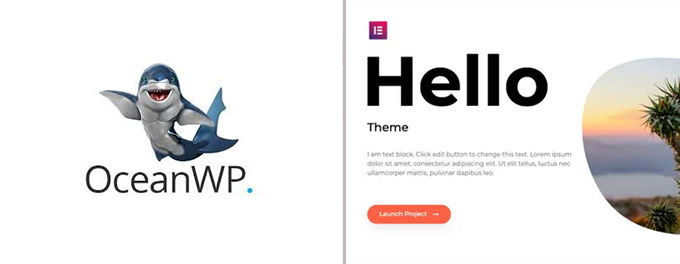 Ocean-WP vs Hello comparison Ocean-WP vs Hello comparison