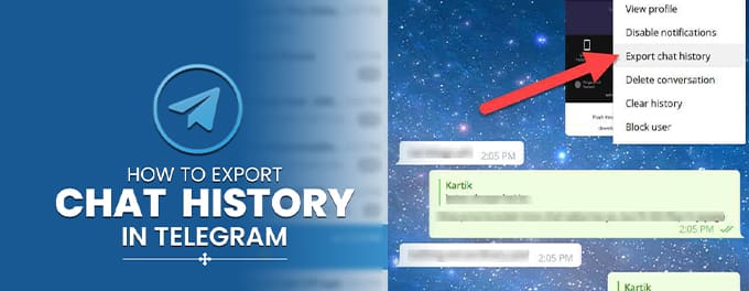 How to Export Telegram Chat History How to Export Telegram Chat History