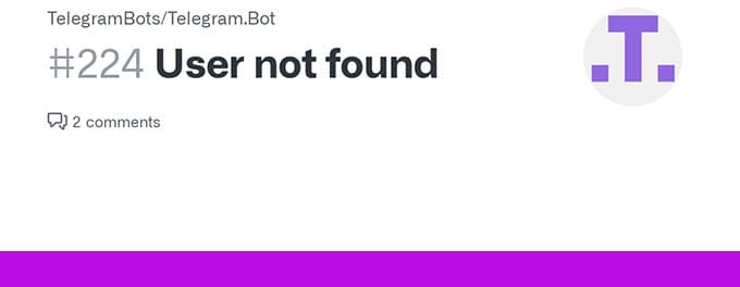 Tackling the User Not Found Error on Telegram User Not Found Error on Telegram