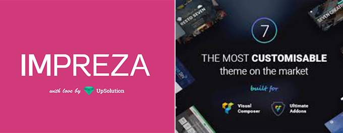 The7 vs Impreza comparison The7 vs Impreza