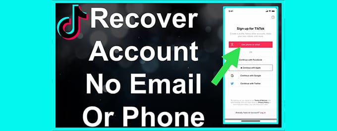 TikTok Recover Account Without Email or Phone Number Recover TikTok Account Without Email or Phone Number