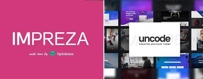 Uncode vs Impreza comparison Uncode vs Impreza