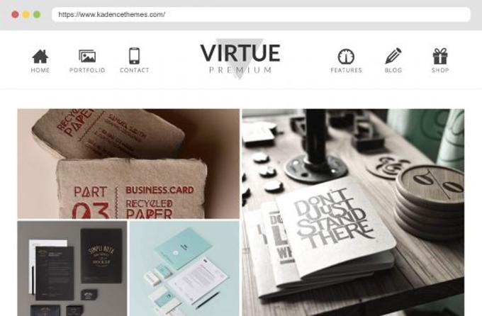 Virtue Theme Header Layout Options