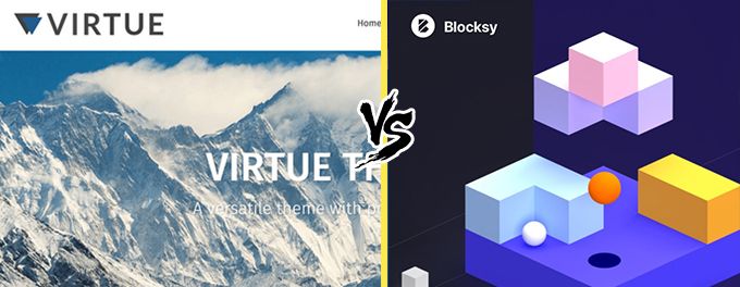 Virtue vs Blocksy Virtue vs Blocksy