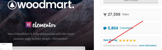 Woodmart Theme ratings Woodmart Theme review ratings