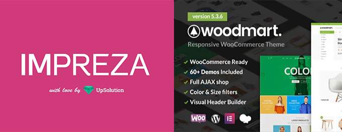 Woodmart vs Impreza comparison Woodmart vs Impreza