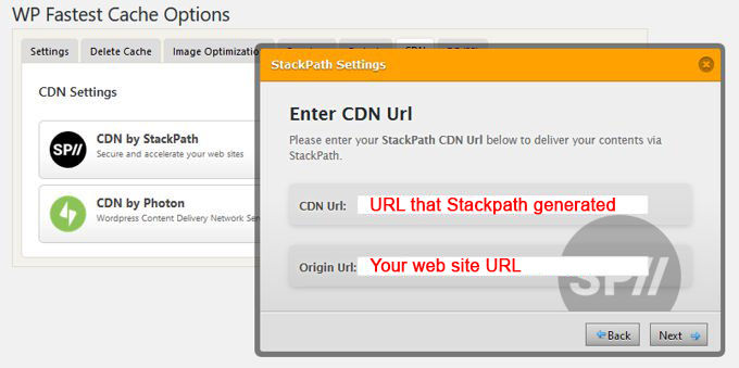 WP fastest cache Stackpath URL WP fastest cache Stackpath URL