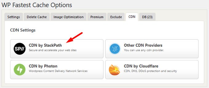 WP fastest cache Stackpath WP fastest cache Stackpath
