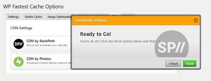 WP fastest cache Stackpath ready WP fastest cache Stackpath ready