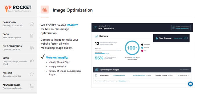 WP-Rocket optimize images WP-Rocket optimize images