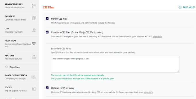 WP-Rocket optimize files WP-Rocket review optimize files