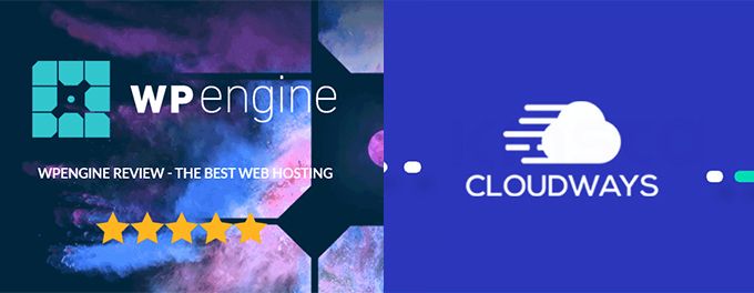 WP-Engine vs Cloudways hosting comparison WP-Engine vs Cloudways