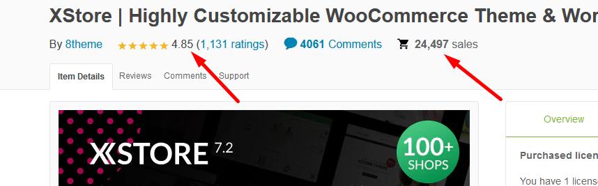 X-Store Theme ratings X-Store Theme review ratings