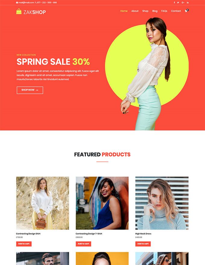 Zakra review webshops Zakra Theme review webshops