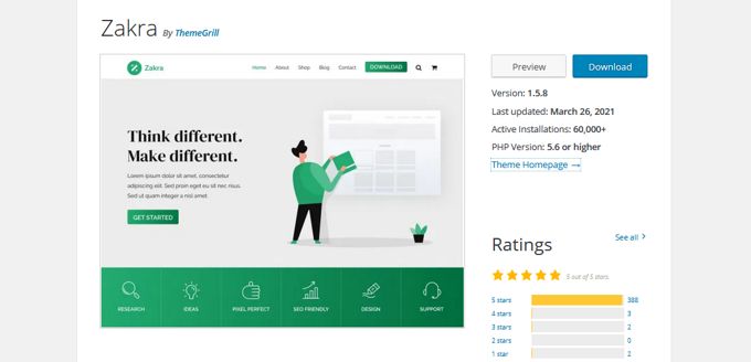 Zakra theme review rating Zakra theme review rating